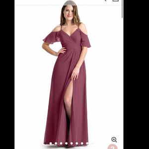 Azazie Mulberry dress in Dakota style size A10.